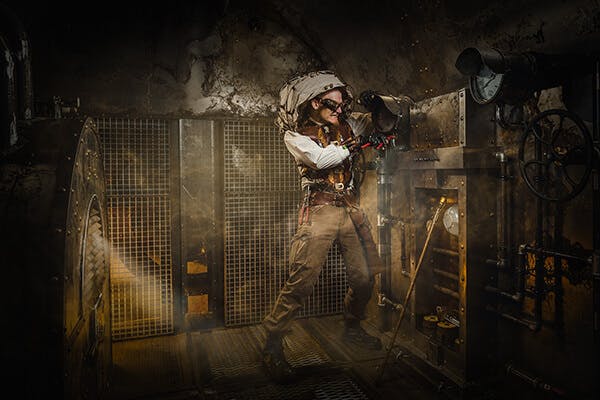 Steampunk Zeppelin escape room for sale