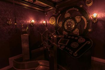 movement control panel | Steampunk Zeppelin escape room